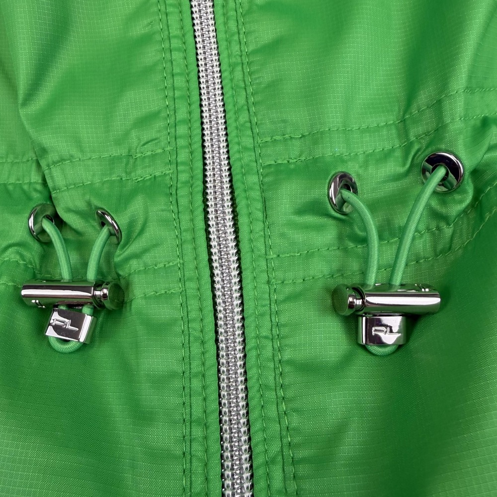 Polo Golf‎ Ralph Lauren Vest Womens Large Green Water Repellent Windbreaker - Picture 11 of 13